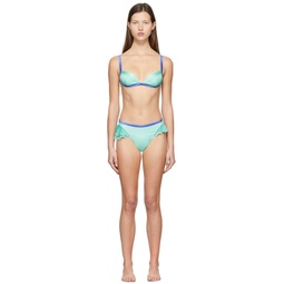 SSENSE Exclusive Green Meryl Richards Bikini 221770F105000