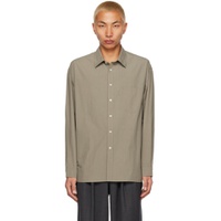 Gray Comfort Shirt 231028M192003