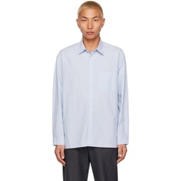 Blue Comfort Shirt 231028M192002