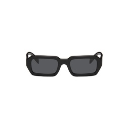 Black Rectangular Sunglasses 241208M134021