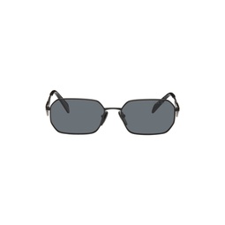 Black Rectangular Sunglasses 241208M134019