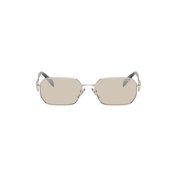 Silver Triangle Logo Sunglasses 241208M134018