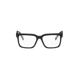 Black Rectangular Glasses 241208M133000