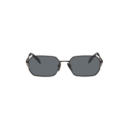Black Triangle Logo Sunglasses 241208F005047