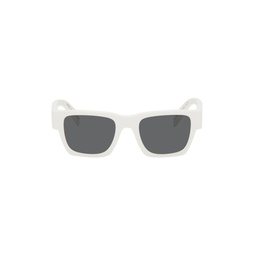 White Square Sunglasses 241208F005018
