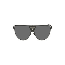 Black Mirrored Sunglasses 232208M134010