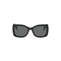 Black Oval Sunglasses 241208F005035