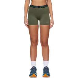 Green Hurdle Dry Fit Running Sport Shorts 222325F541001