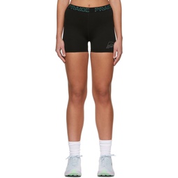Black Hurdle Dry Fit Running Sport Shorts 222325F541002