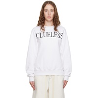 White Clueless Sweatshirt 222810F098002