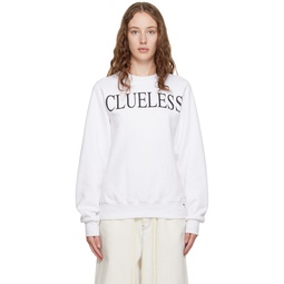 White Clueless Sweatshirt 222810F098002