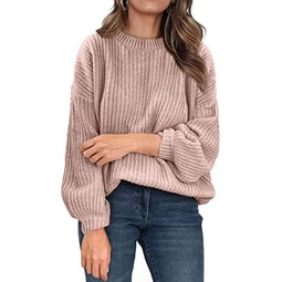 PRETTYGARDEN Womens Fashion Sweater Long Sleeve Casual Ribbed Knit Winter Clothes Pullover Sweaters Blouse Top