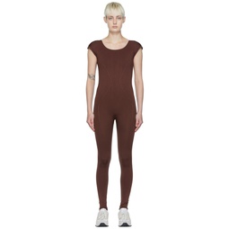 Brown Enlightened Jumpsuit 221493F531010