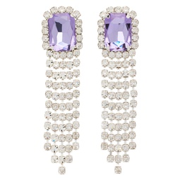 Silver   Purple Coquine Earrings 232718F022000