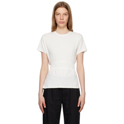 Off White  White Label Ruched T Shirt 232288F110001