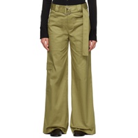 Khaki  White Label Belted Trousers 232288F087001