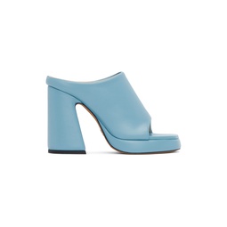 Blue Forma Platform Sandals 231288F125001