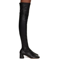 Black Glove Over The Knee Boots 232288F115004