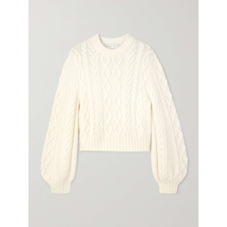 PROENZA SCHOULER WHITE LABEL Cable-knit merino wool sweater