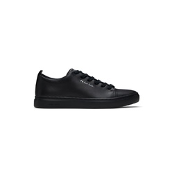 Black Leather Lee Sneakers 241422M237018