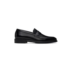 Black Leather Remi Loafers 241422M231000