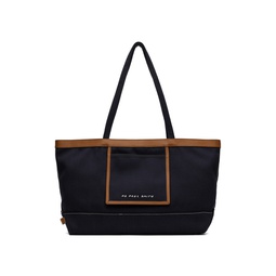 Navy Embroidered Tote 241422M172000