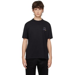 Black International T Shirt 232422M213008