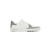 White   Gray Cosmo Sneakers 232422M237033