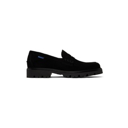 Black Suede Bolzano Loafers 241422M231003