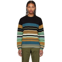 Multicolor Striped Sweater 232422M201007