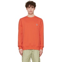 Orange Zebra Sweatshirt 222422M204044