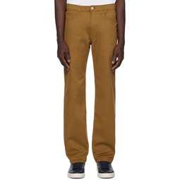 Brown Slim Standard Jeans 231422M186003