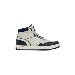 White   Navy Lopes Sneakers 231422M236004