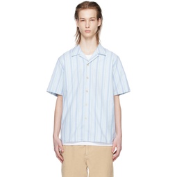 Blue Stripe Shirt 241422M192009