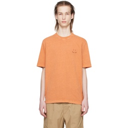 Orange Happy T-Shirt 241422M213016