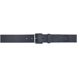 Navy Perforated Belt 231422M131005