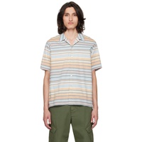 Multicolor Striped Shirt 241422M192029