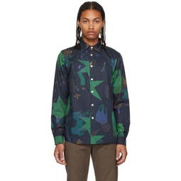 Navy Magnificent Obsessions Shirt 232422M192016