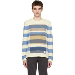 Off-White Stripe Sweater 232422M201004