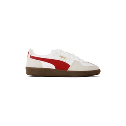 White   Gray Palermo Sneakers 241010M237015