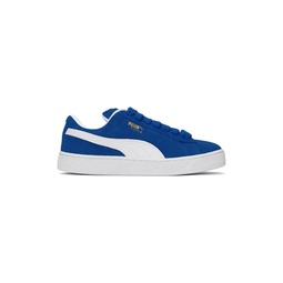 Blue Suede XL Sneakers 241010M237007