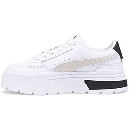 PUMA Womens Mayze Stack Platform Sneakers Shoes Casual - White