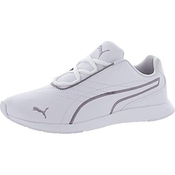 PUMA Womens Ella Lace Up Sneakers Shoes Casual - White