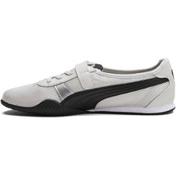 PUMA Womens Bella V Clean Lace Up Sneakers Shoes Casual - Grey - Size 7 M