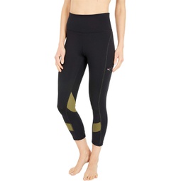 Womens PUMA First Mile 3/4 Eclipse Tights
