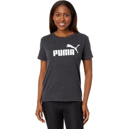 Womens PUMA Essentials Logo Short Sleeve Tee