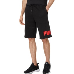 Mens PUMA Big Fleece Logo 10 Shorts