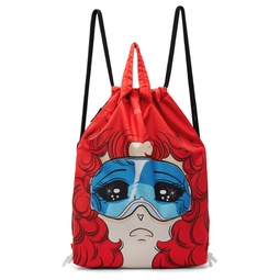 SSENSE Exclusive Red Goggles Girl Backpack 231252F042002