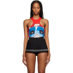 SSENSE Exclusive Red Goggle Girl Tank Top 231252F110083