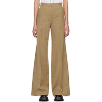 Brown Wide Legs Trousers 231252F087019
